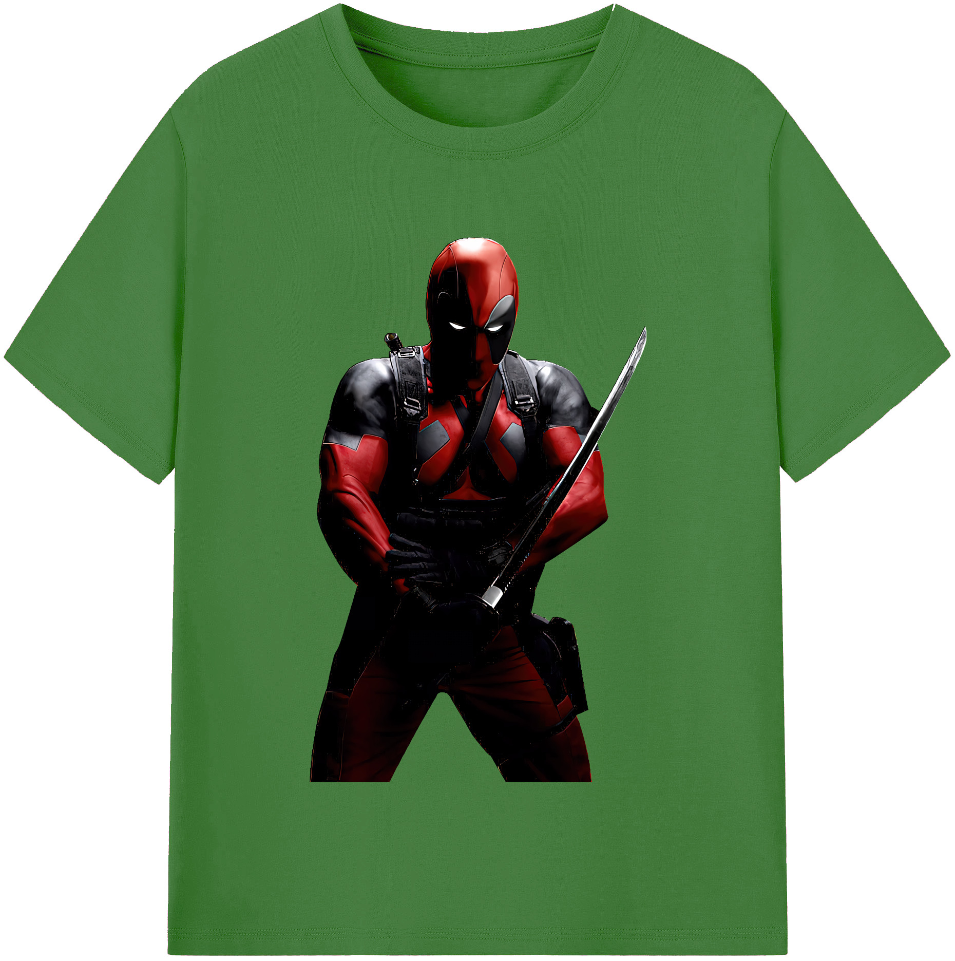 （画像用） Deadpool デッドプール レディースカジュアルプリントTシャツ（綿100％）